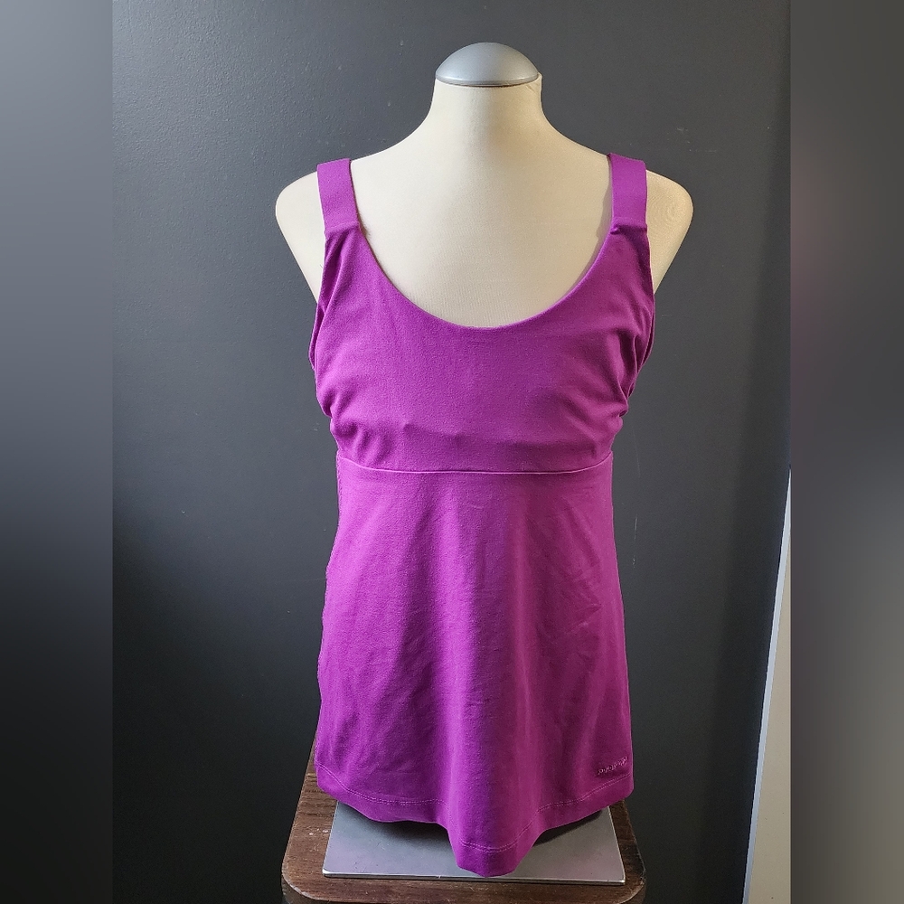 Patagonia Innerspace Athletic Tank, Criss Cross Straps, Magenta, Size S